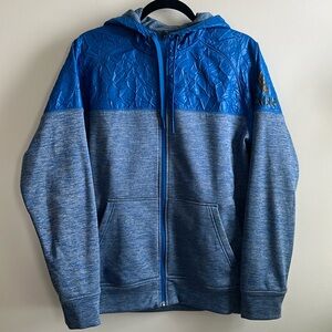 Adidas fleece lined zip up hoodie